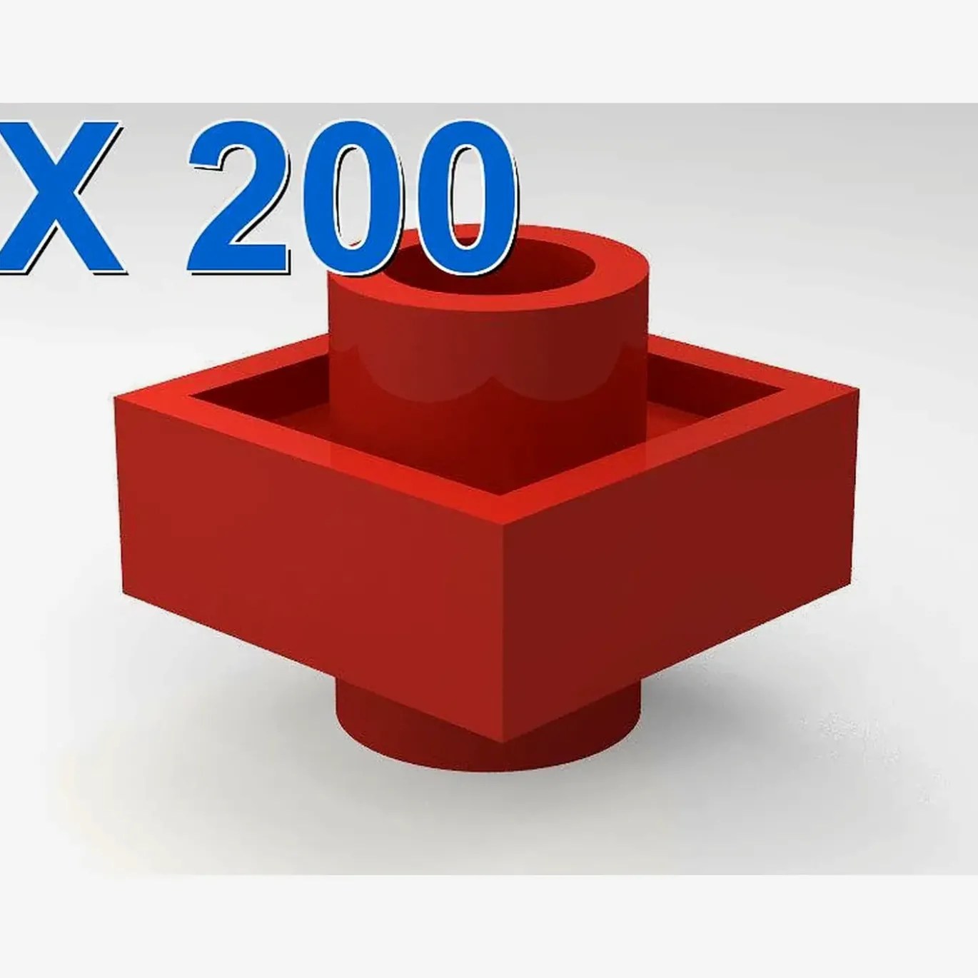 Plate 1x1 with studs on 2 sides X 200