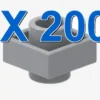 Plate 1x1 with studs on 2 sides X 200