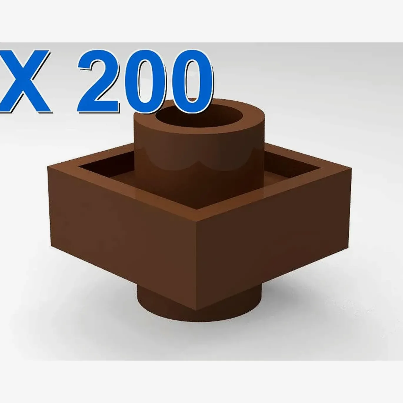 Plate 1x1 with studs on 2 sides X 200