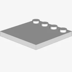 PLATE 4X4 W. 4 KNOBS X 20