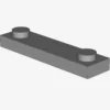 PLATE 1X4 W. 2 KNOBS X 100
