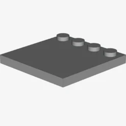PLATE 4X4 W. 4 KNOBS X 20