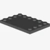 PLATE 4X6 W. 12 KNOBS X 20