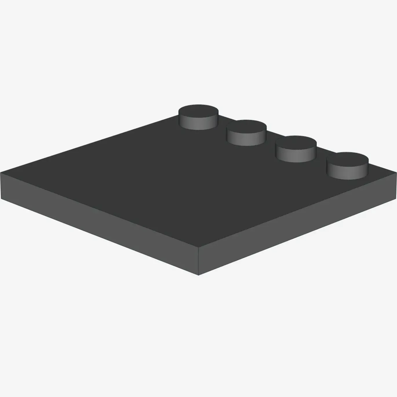 PLATE 4X4 W. 4 KNOBS X 20