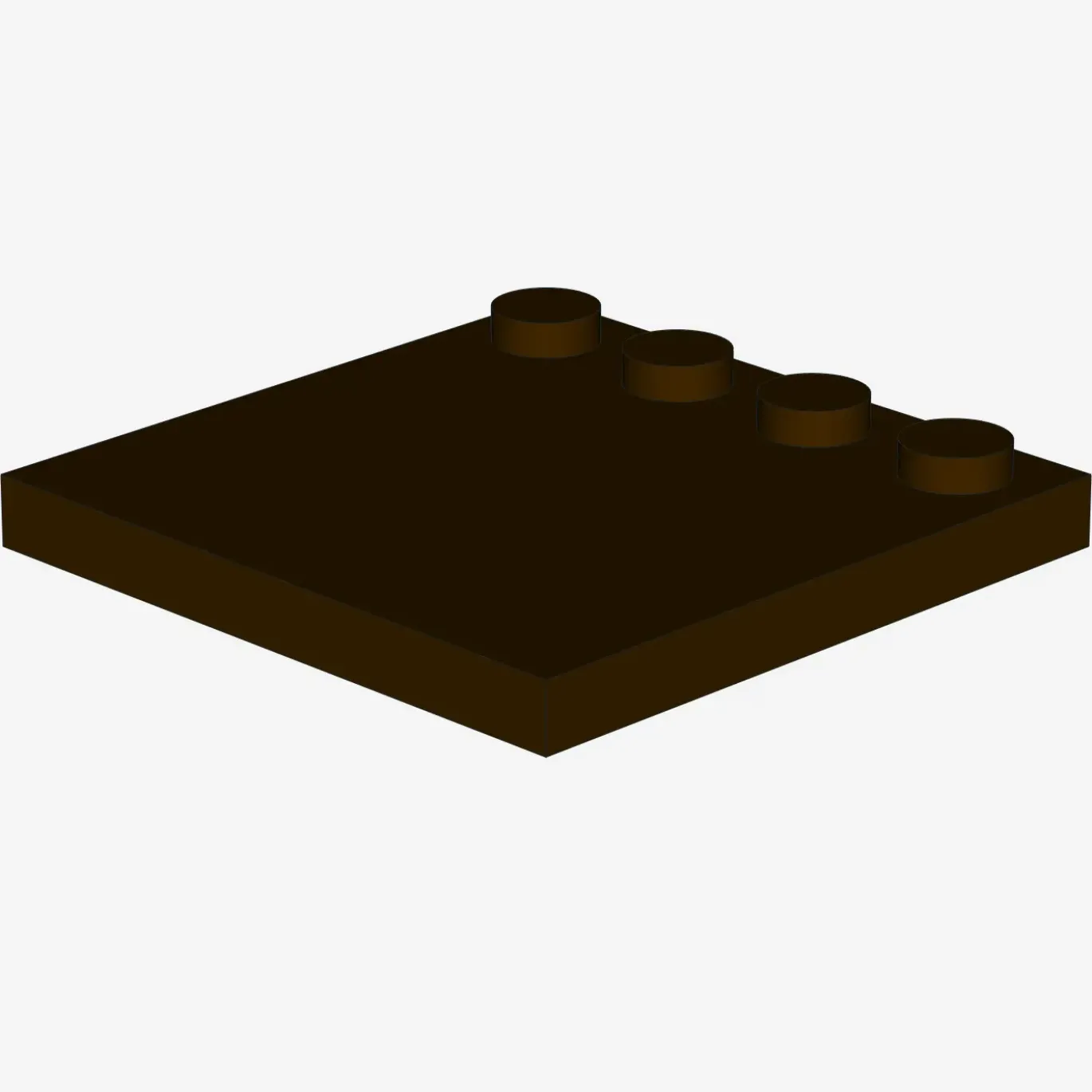 PLATE 4X4 W. 4 KNOBS X 20