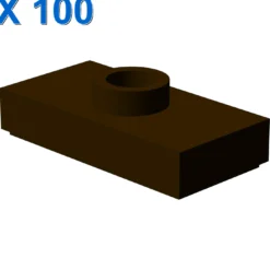 PLATE 1X2 W. 1 KNOB X 100