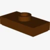 PLATE 1X2, W/ 1 KNOB X 100