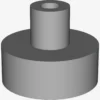 PLATE 1X1 W/3.2 SHAFT/1.5 HOLE X 200