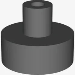 PLATE 1X1 W/3.2 SHAFT/1.5 HOLE X 200
