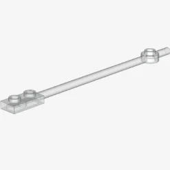 PLATE 1X2 W. SHAFT 12M X 50