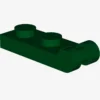 PLATE 1X2 W/SHAFT Ø3.2 X 100