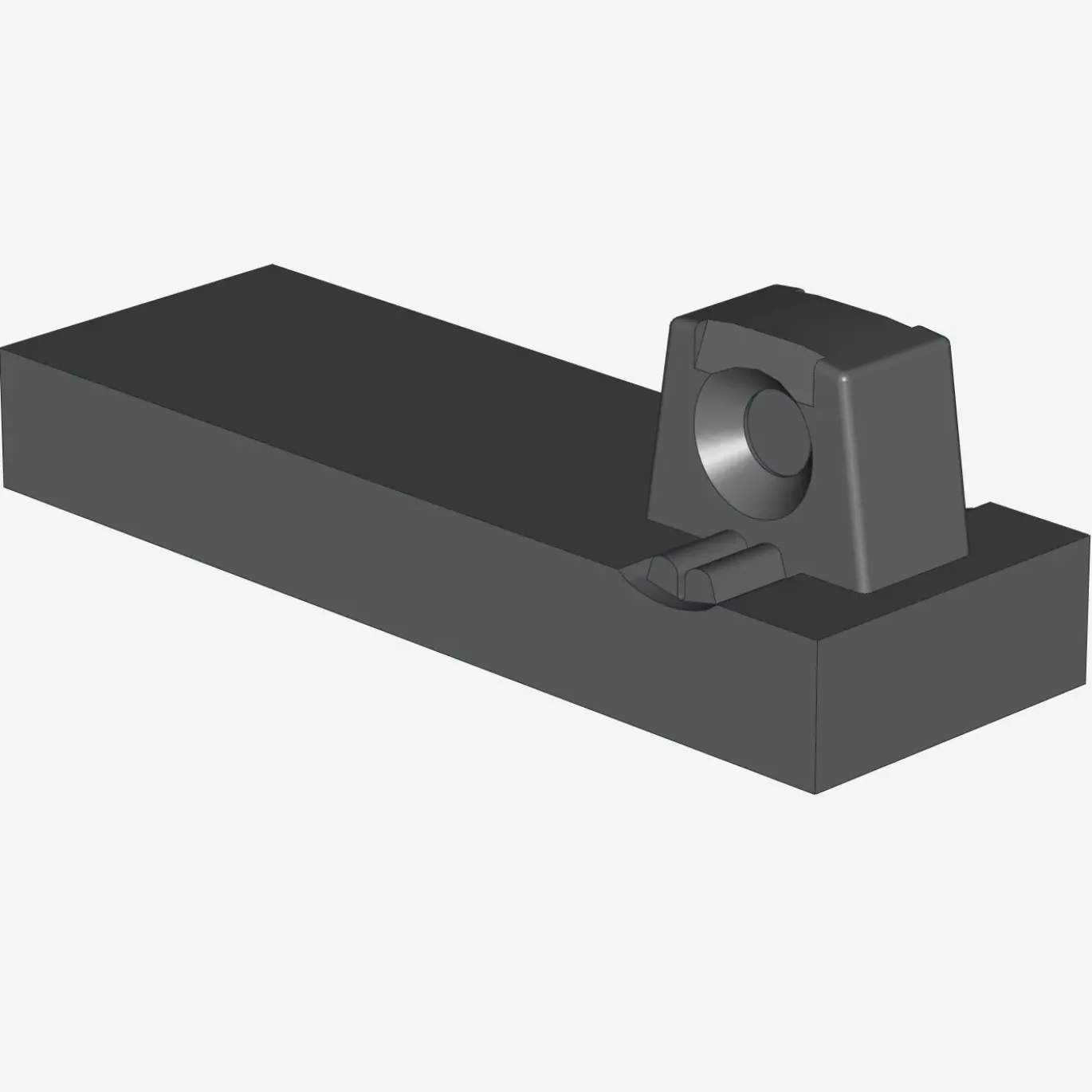 PLATE 1X3 W/STUB/ALONG/U.P. X 100