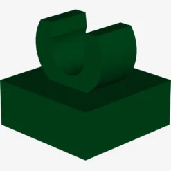 PLATE 1X1 W. UP RIGHT HOLDER X 200
