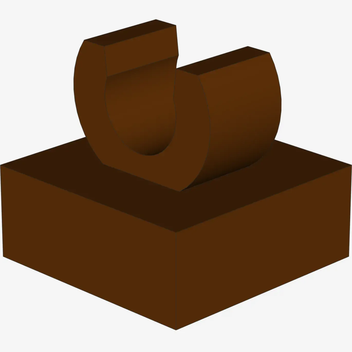 PLATE 1X1 W. UP RIGHT HOLDER X 200