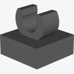PLATE 1X1 W. UP RIGHT HOLDER X 200