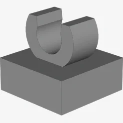 PLATE 1X1 W. UP RIGHT HOLDER X 200
