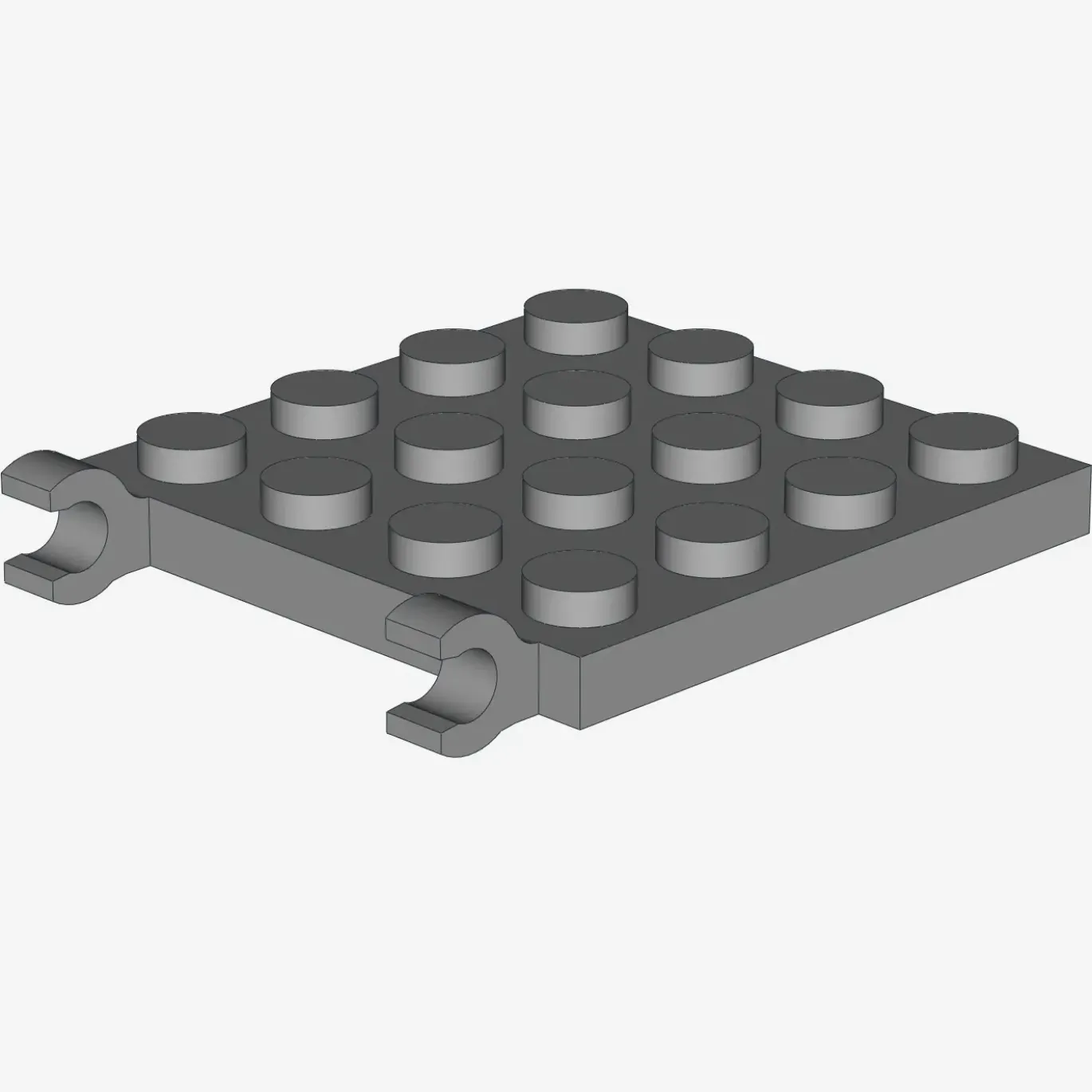 PLATE 4X4 W/VERTICAL HOLDER X 20