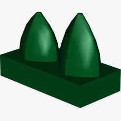 PLATE 1X2 W.2 VERTICAL TEETH X 100