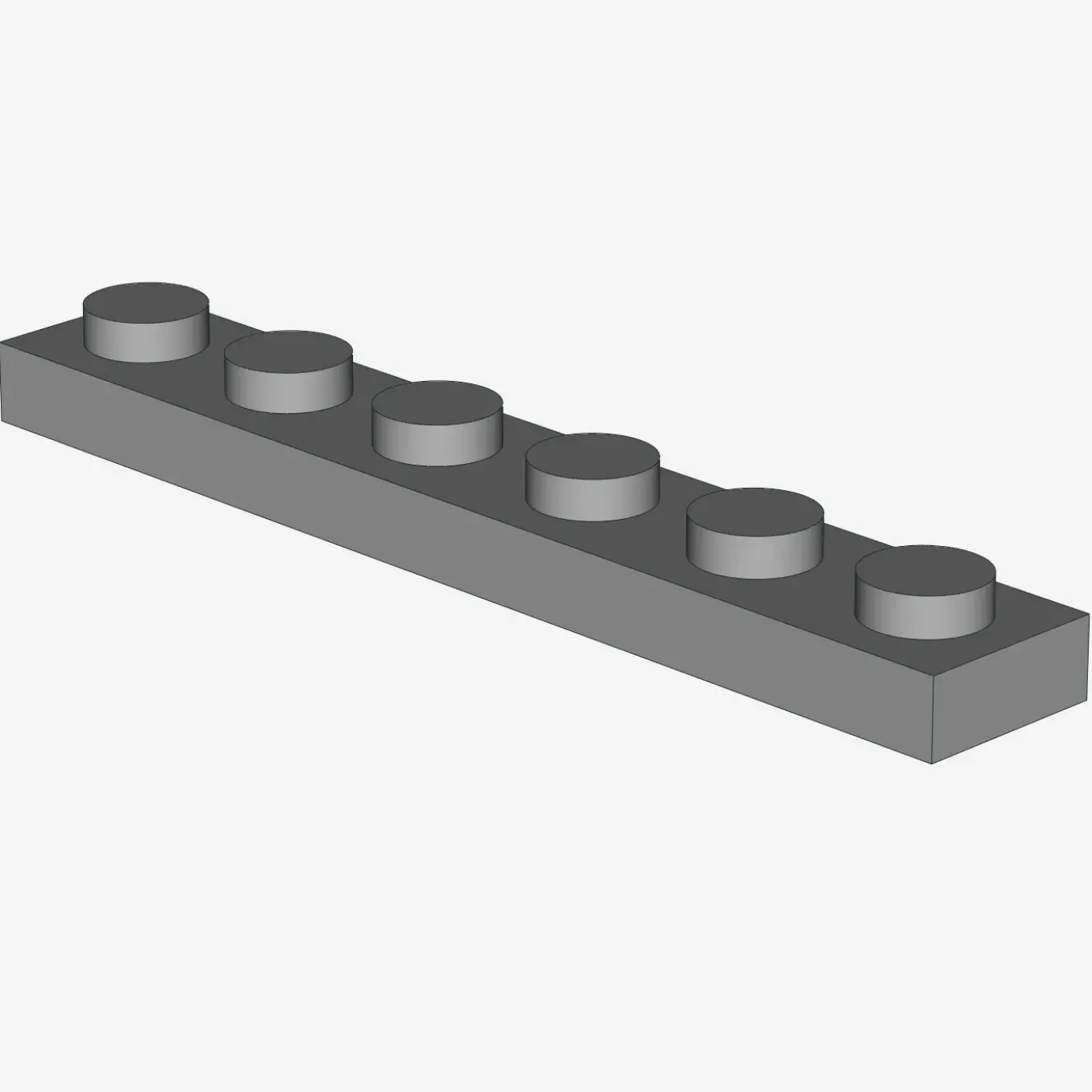 PLATE 1X6 X 300