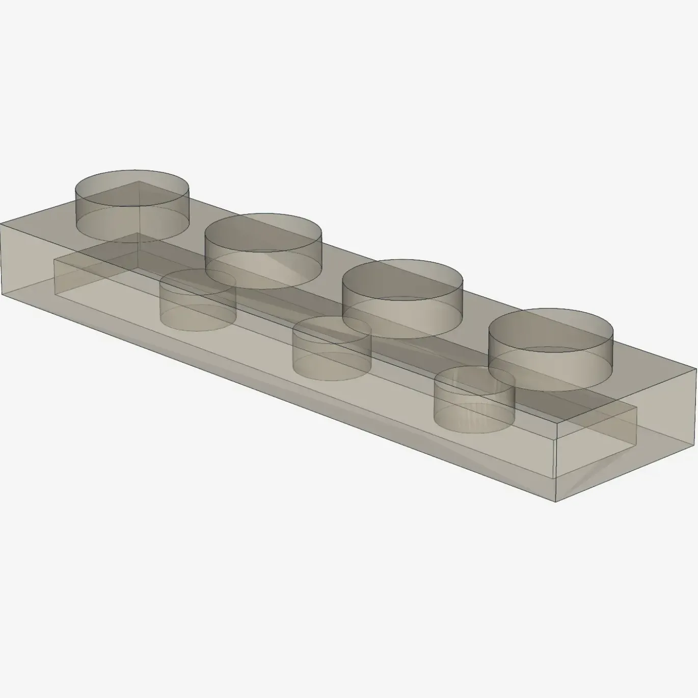 PLATE 1X4 X 600