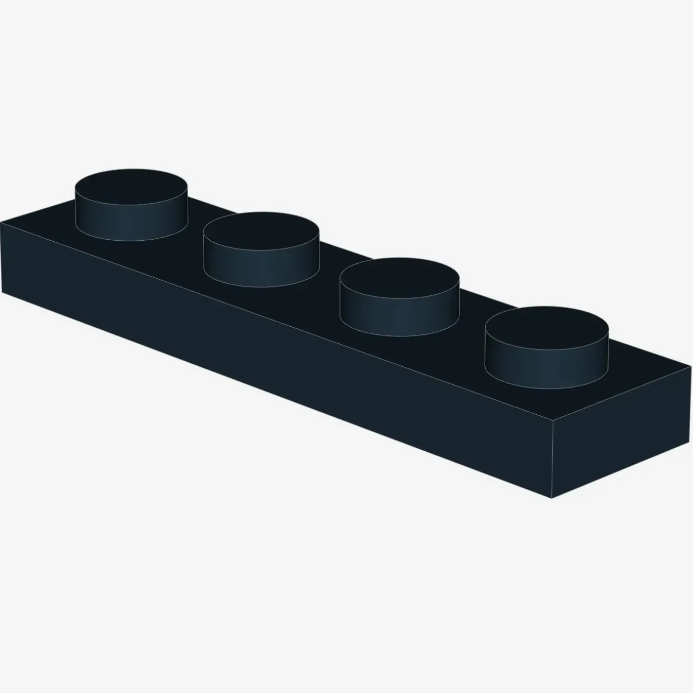 PLATE 1X4 X 600