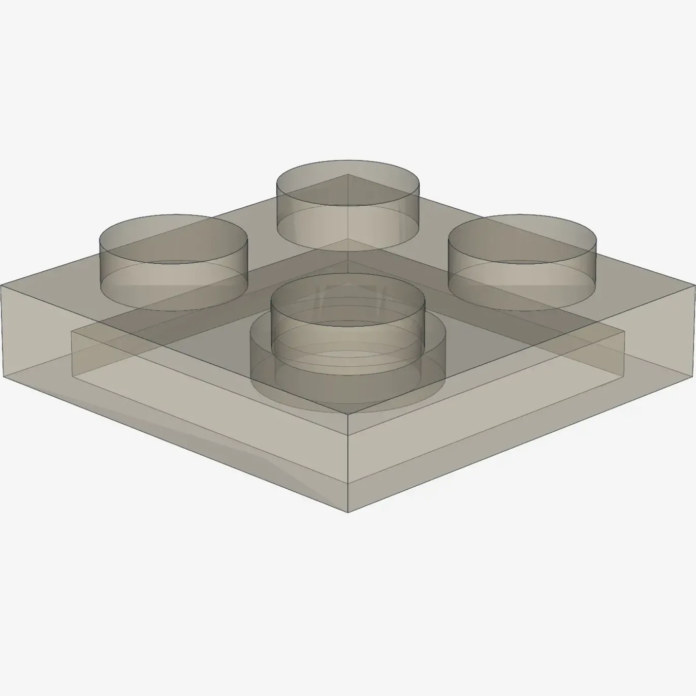 PLATE 2X2 X 100