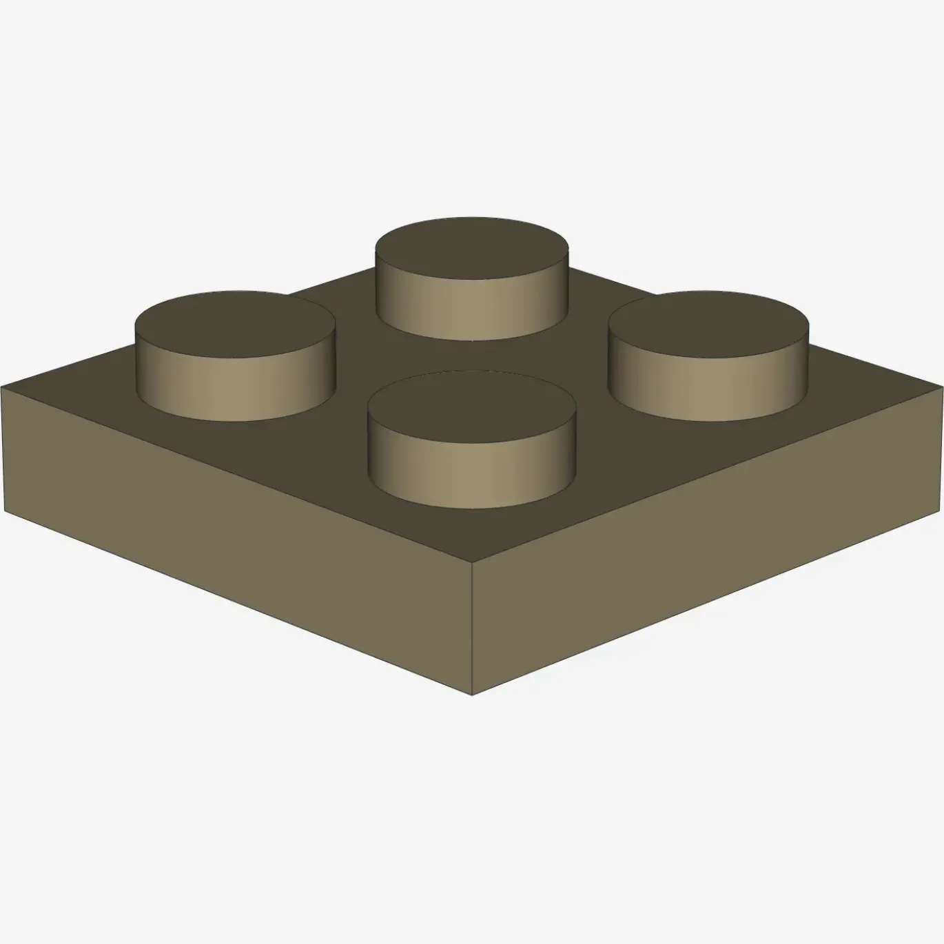 PLATE 2X2 X 600