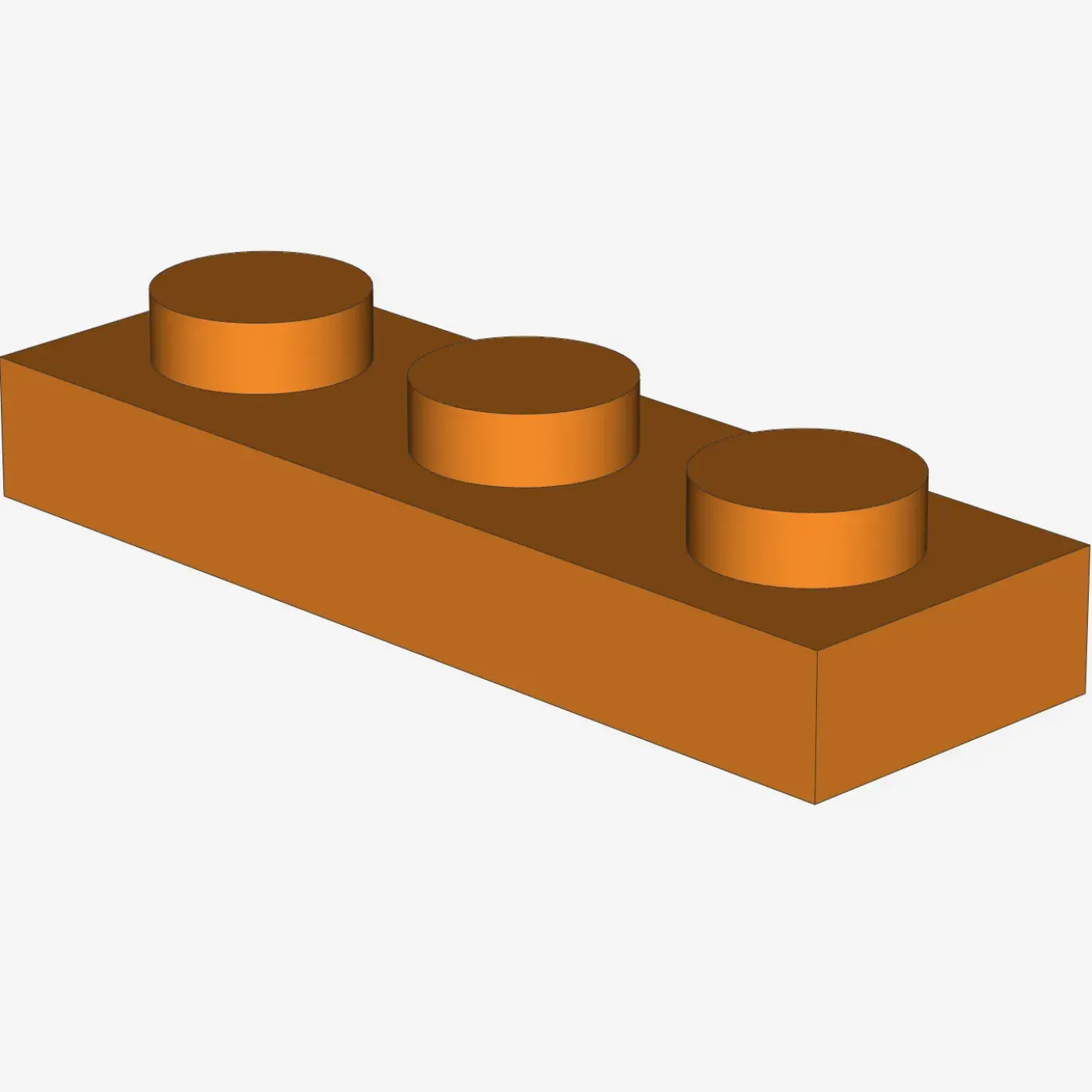 PLATE 1X3 X 100