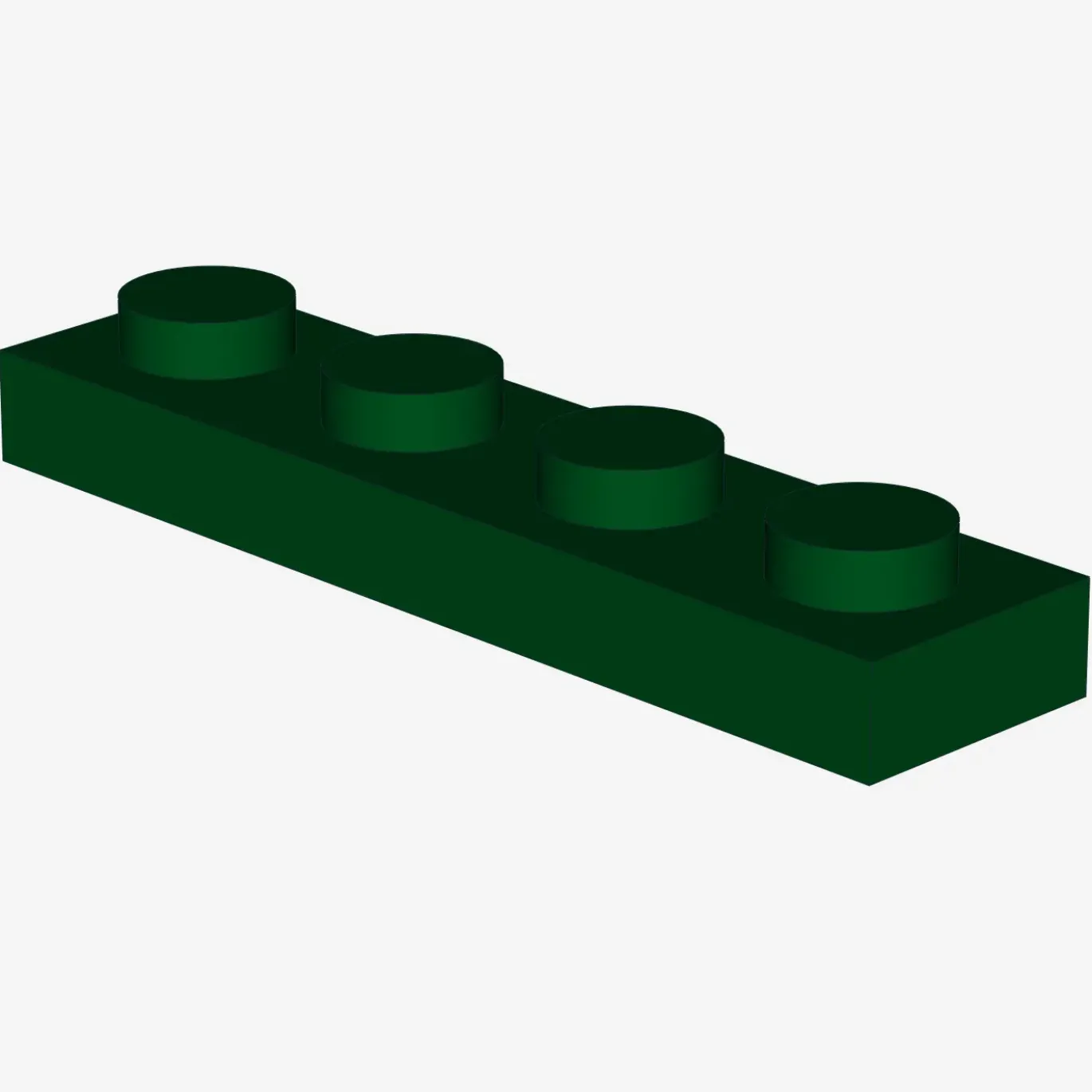 PLATE 1X4 X 100