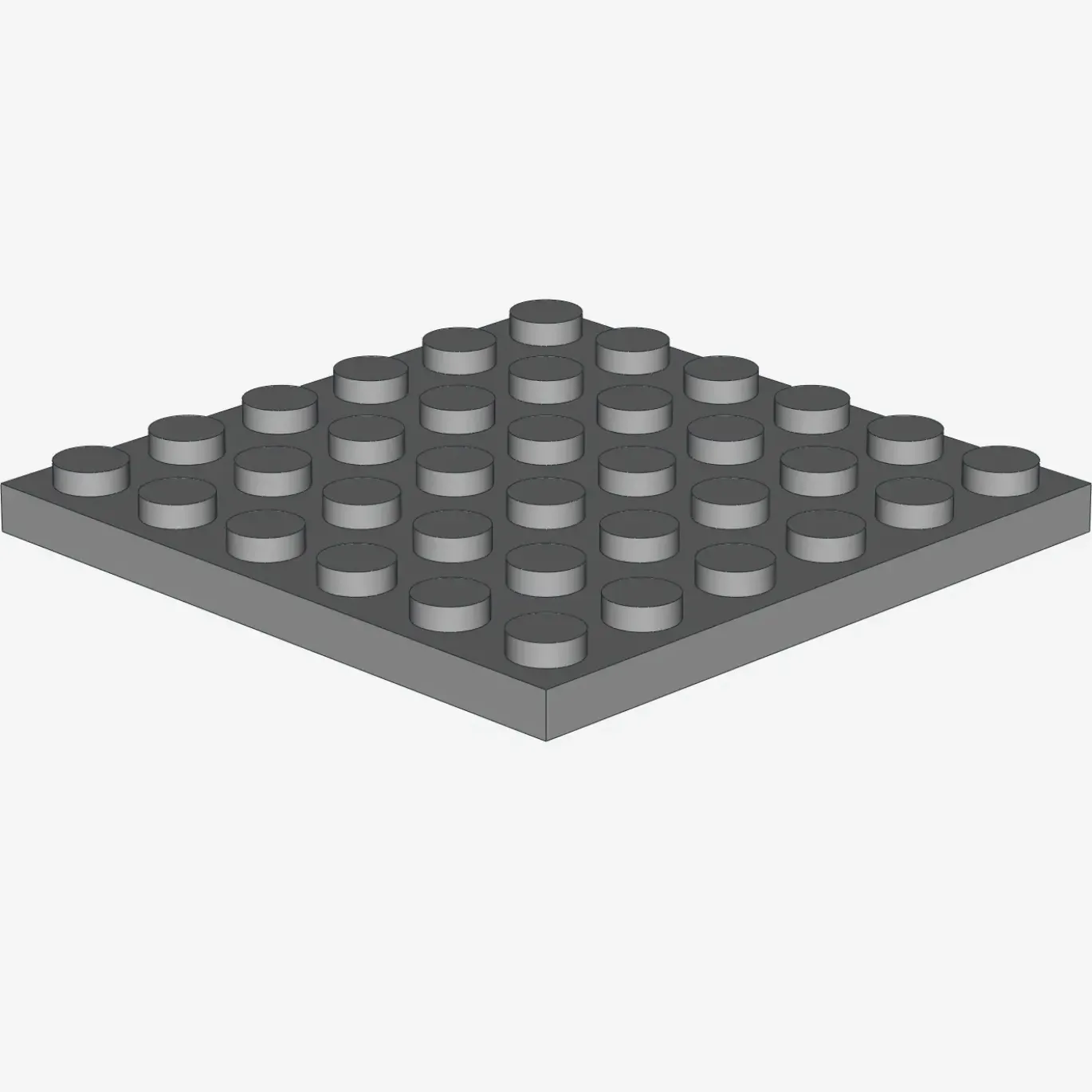 PLATE 6X6 X 10