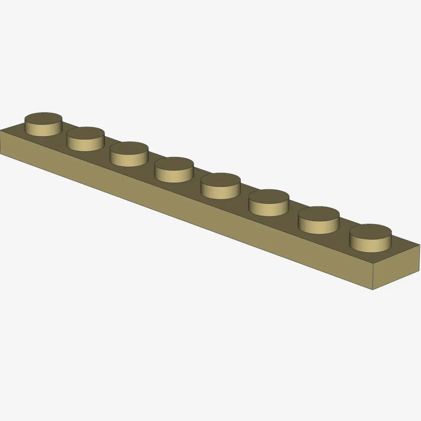 PLATE 1X8 X 50