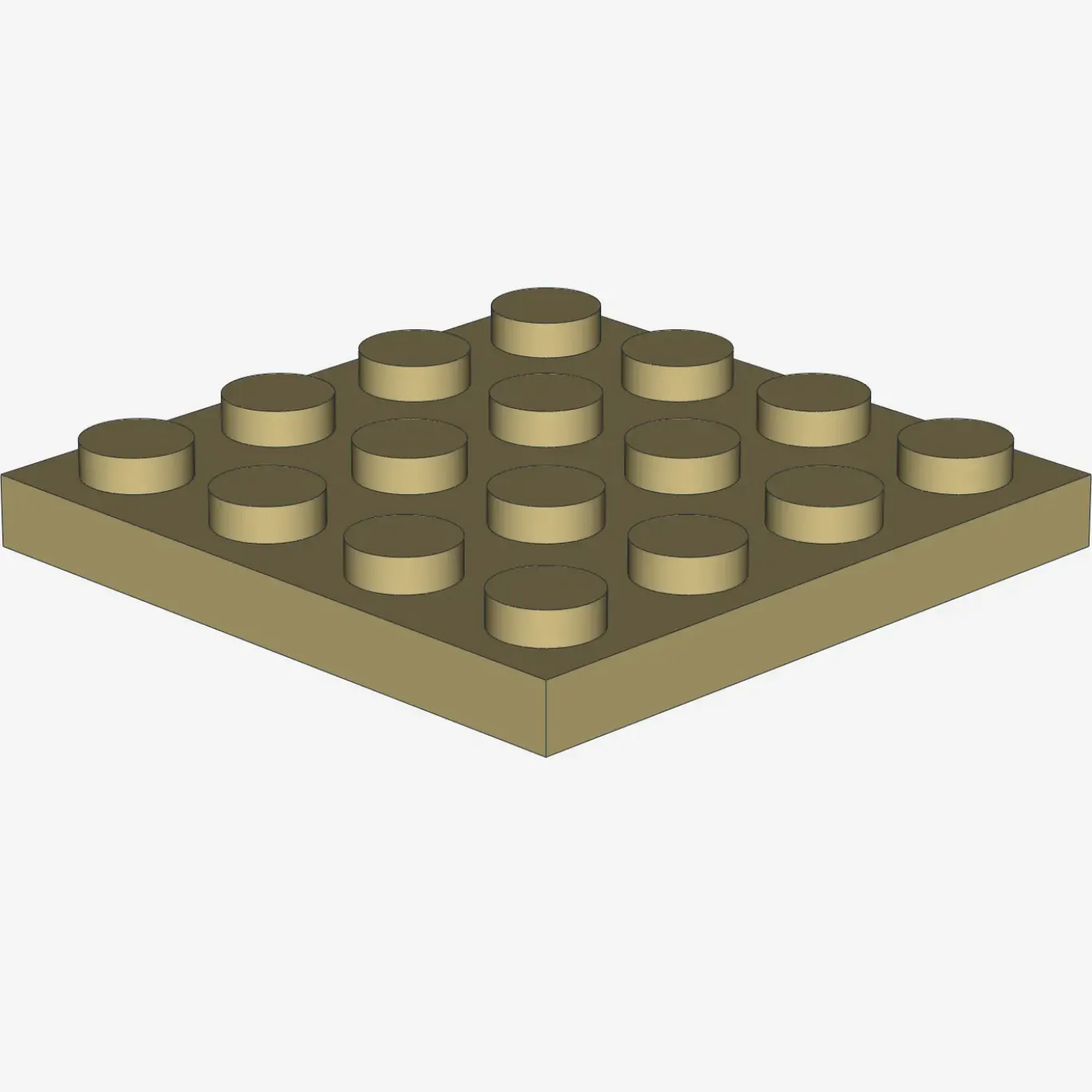 PLATE 4X4 X 20