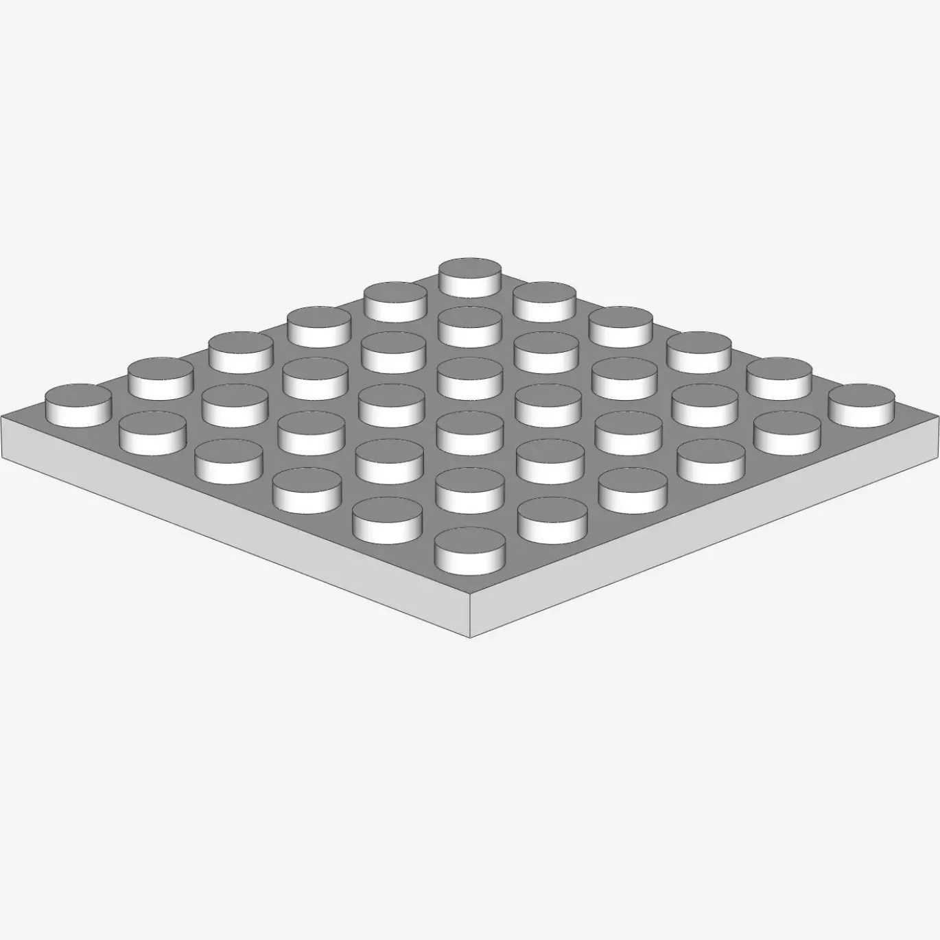 PLATE 6X6 X 10
