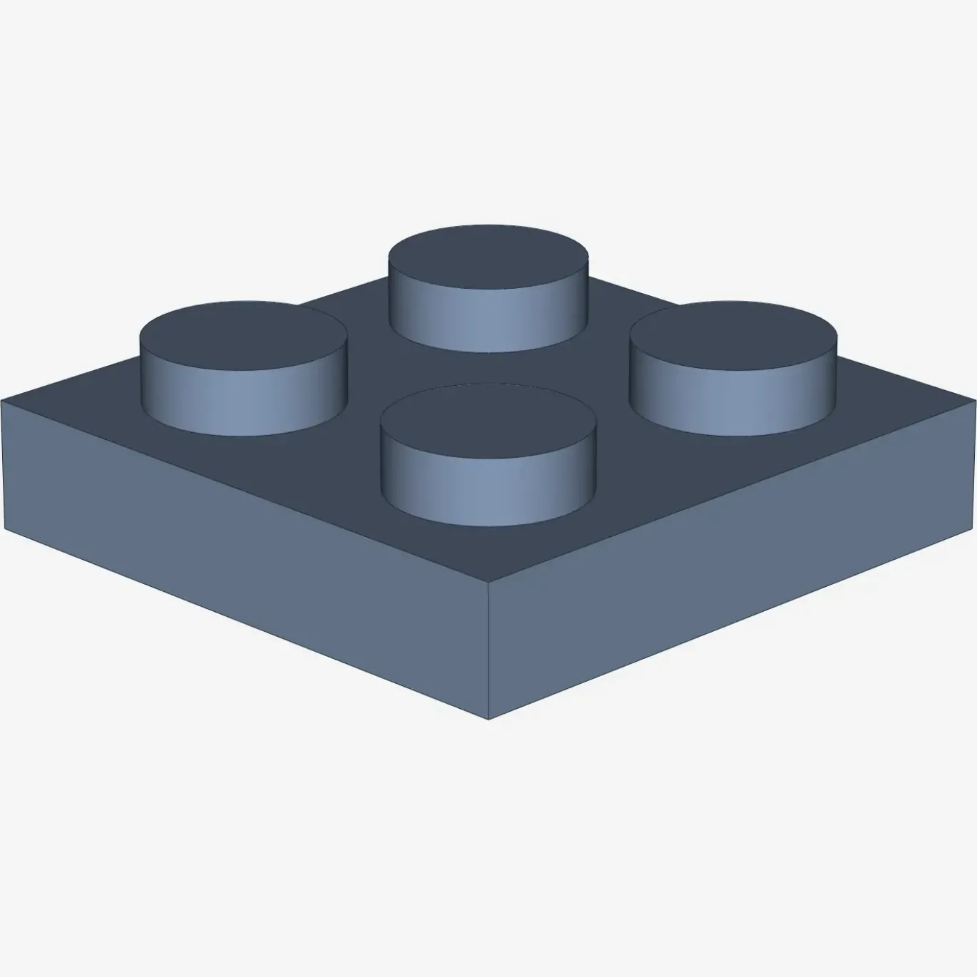 PLATE 2X2 X 100