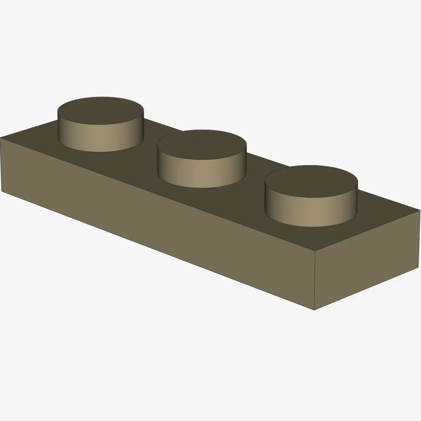PLATE 1X3 X 100