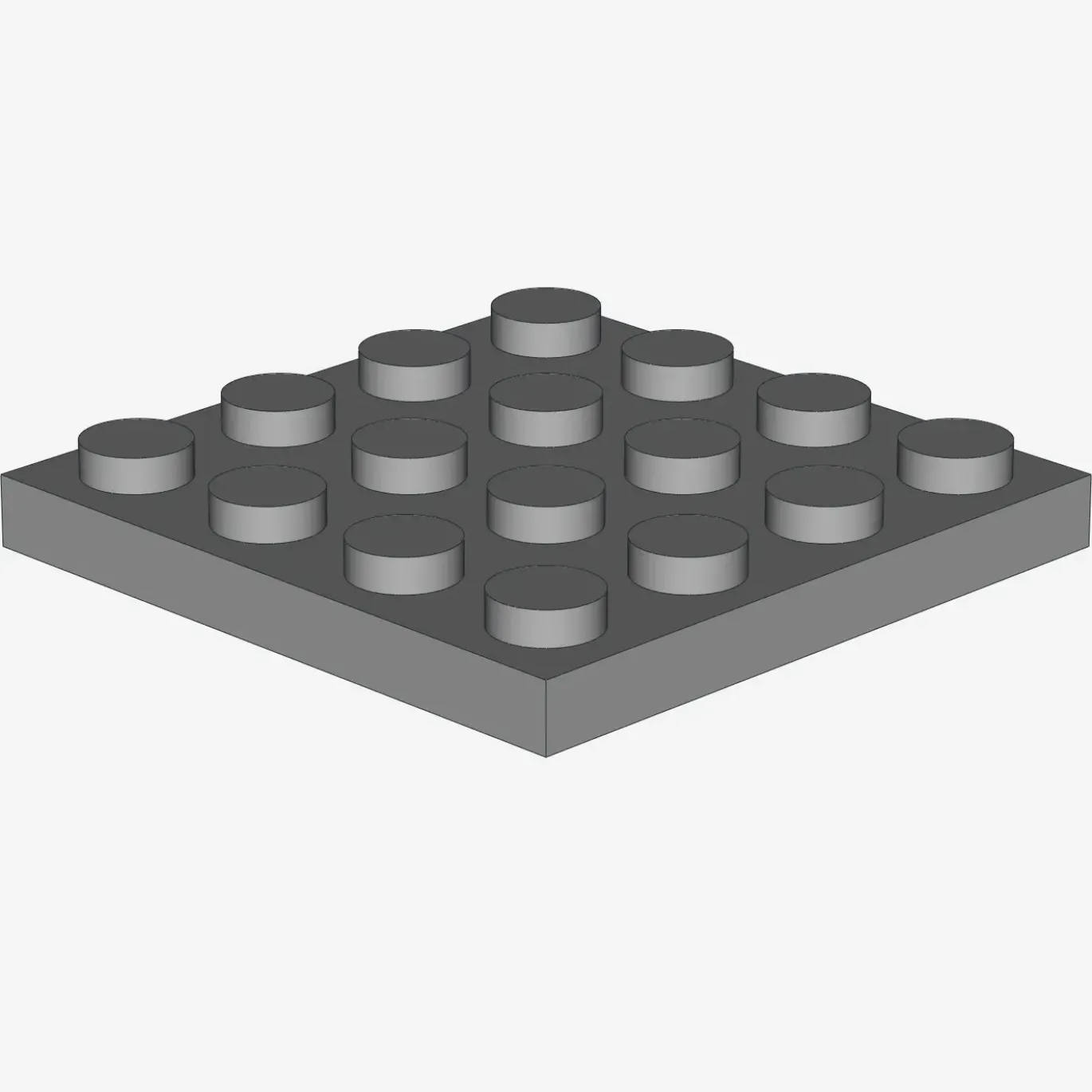 PLATE 4X4 X 20