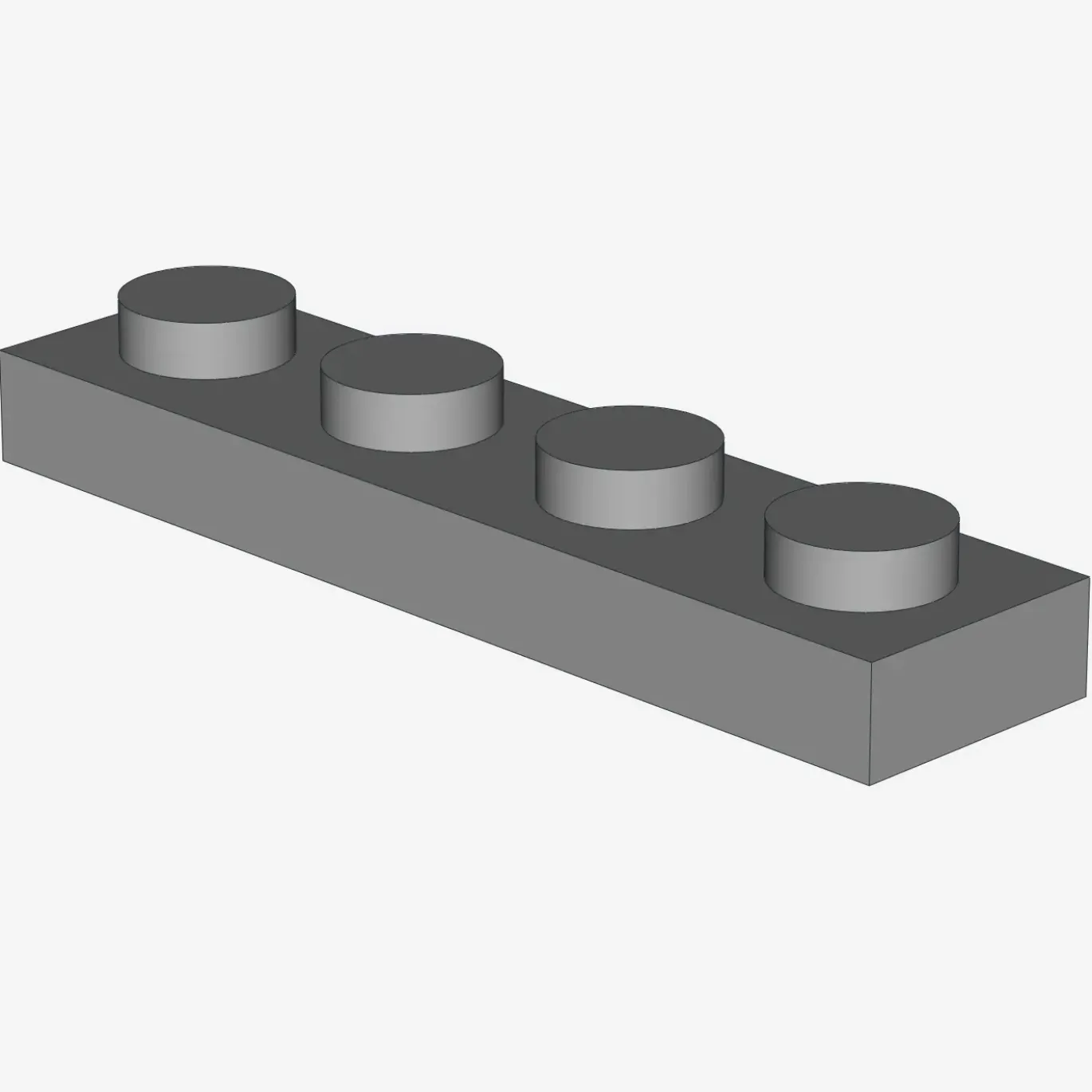 PLATE 1X4 X 100