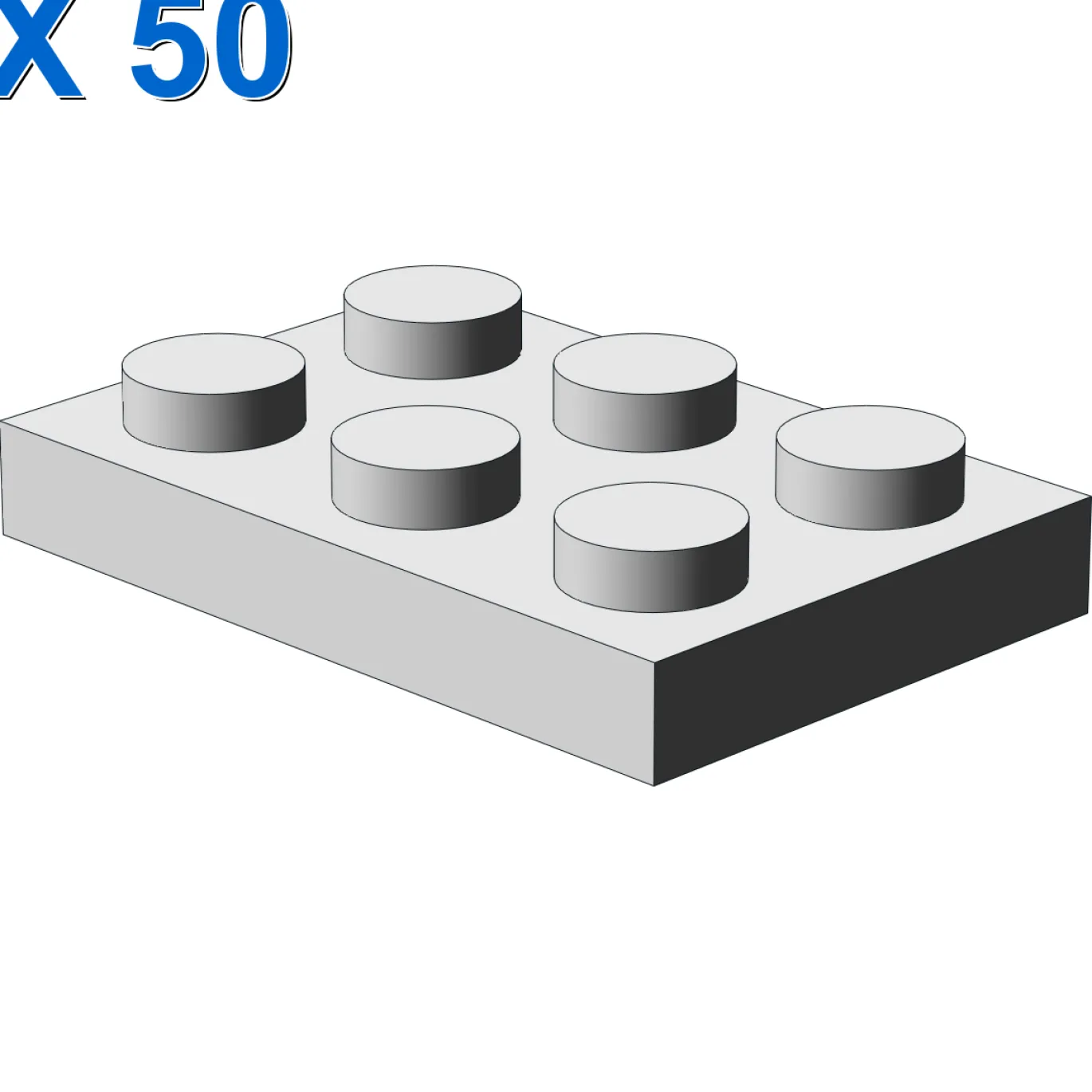 PLATE 2X3 X 50