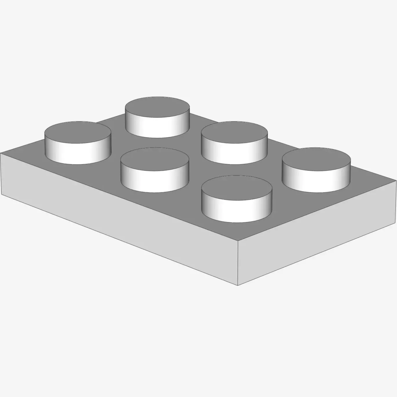 PLATE 2X3 X 50