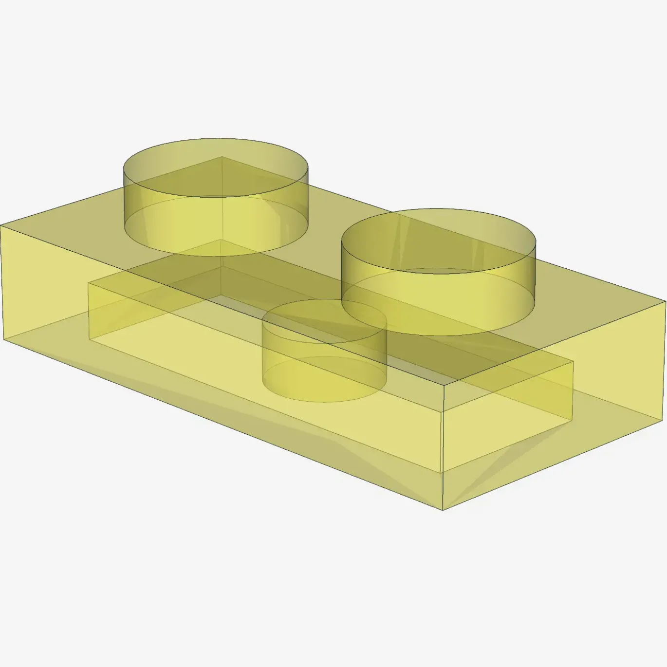 PLATE 1X2 X 100