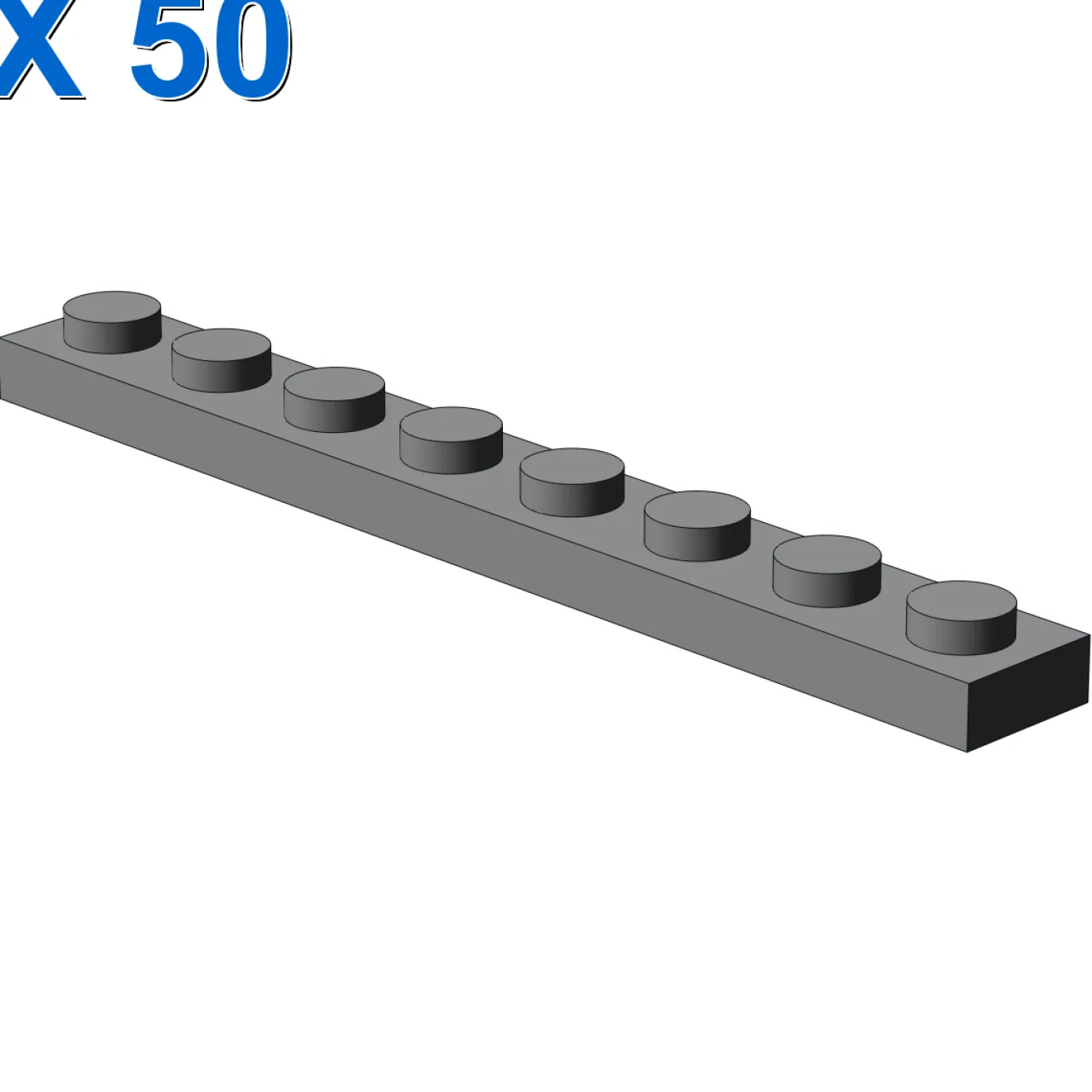 PLATE 1X8 X 50