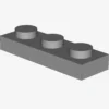 PLATE 1X3 X 100