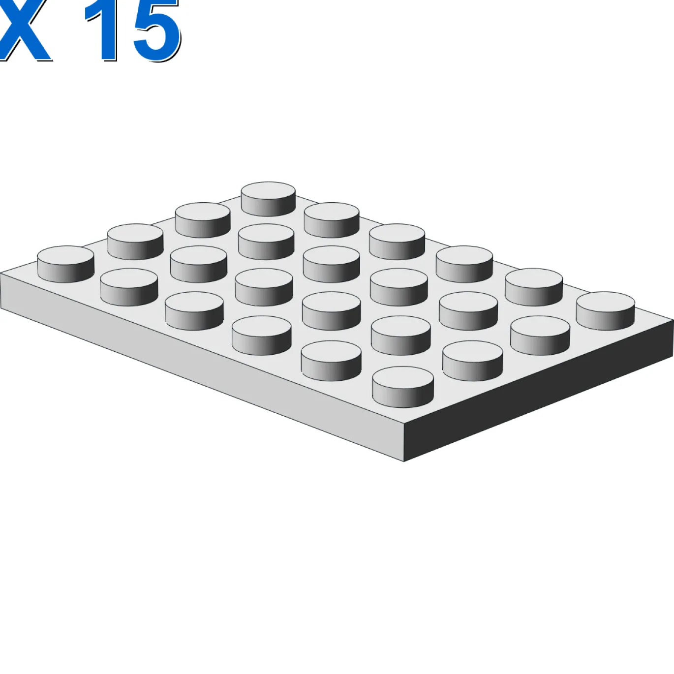 PLATE 4X6 X 15
