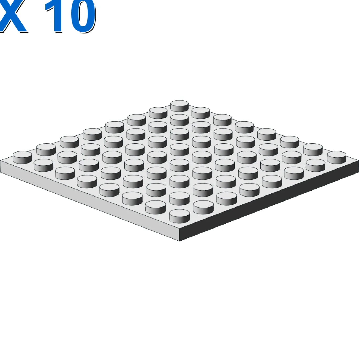 PLATE 8X8 X 10