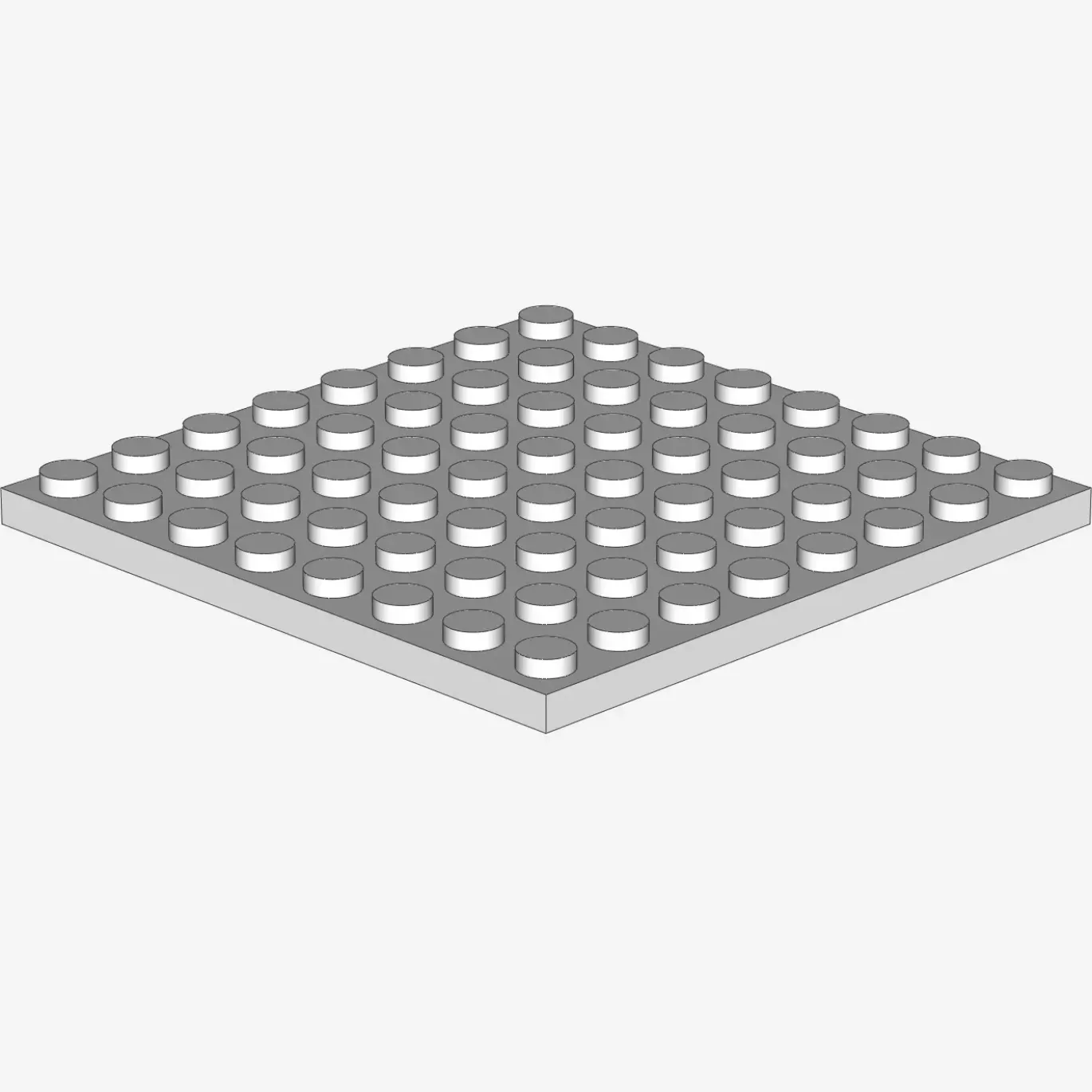 PLATE 8X8 X 10