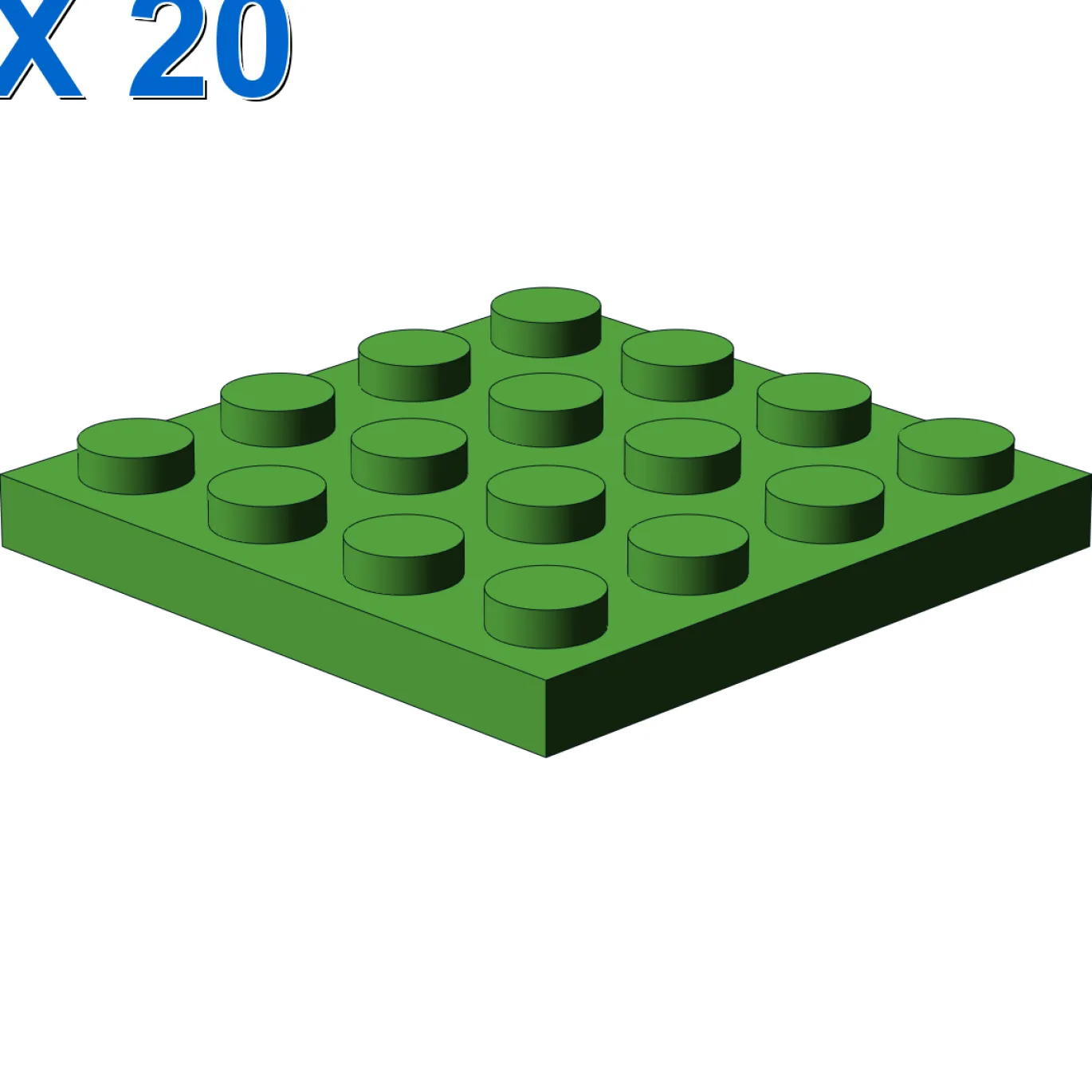 PLATE 4X4 X 20