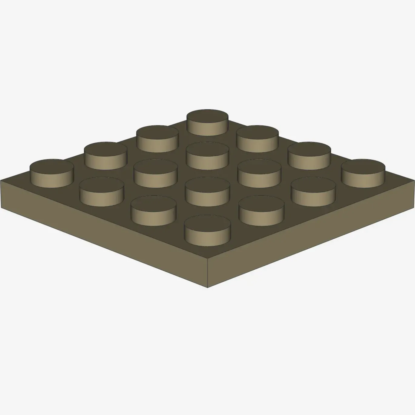 PLATE 4X4 X 20