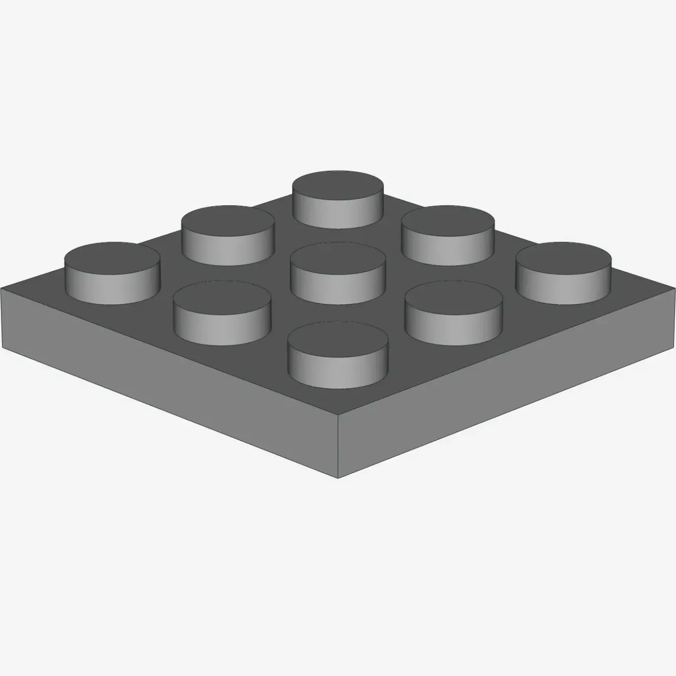 PLATE 3X3 X 50