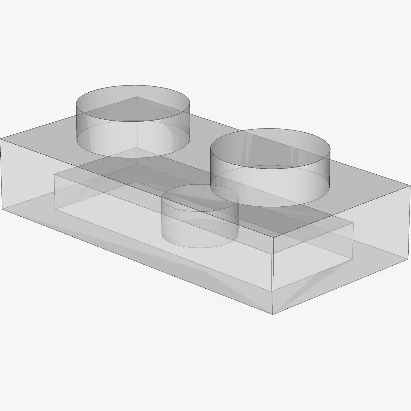 PLATE 1X2 X 100
