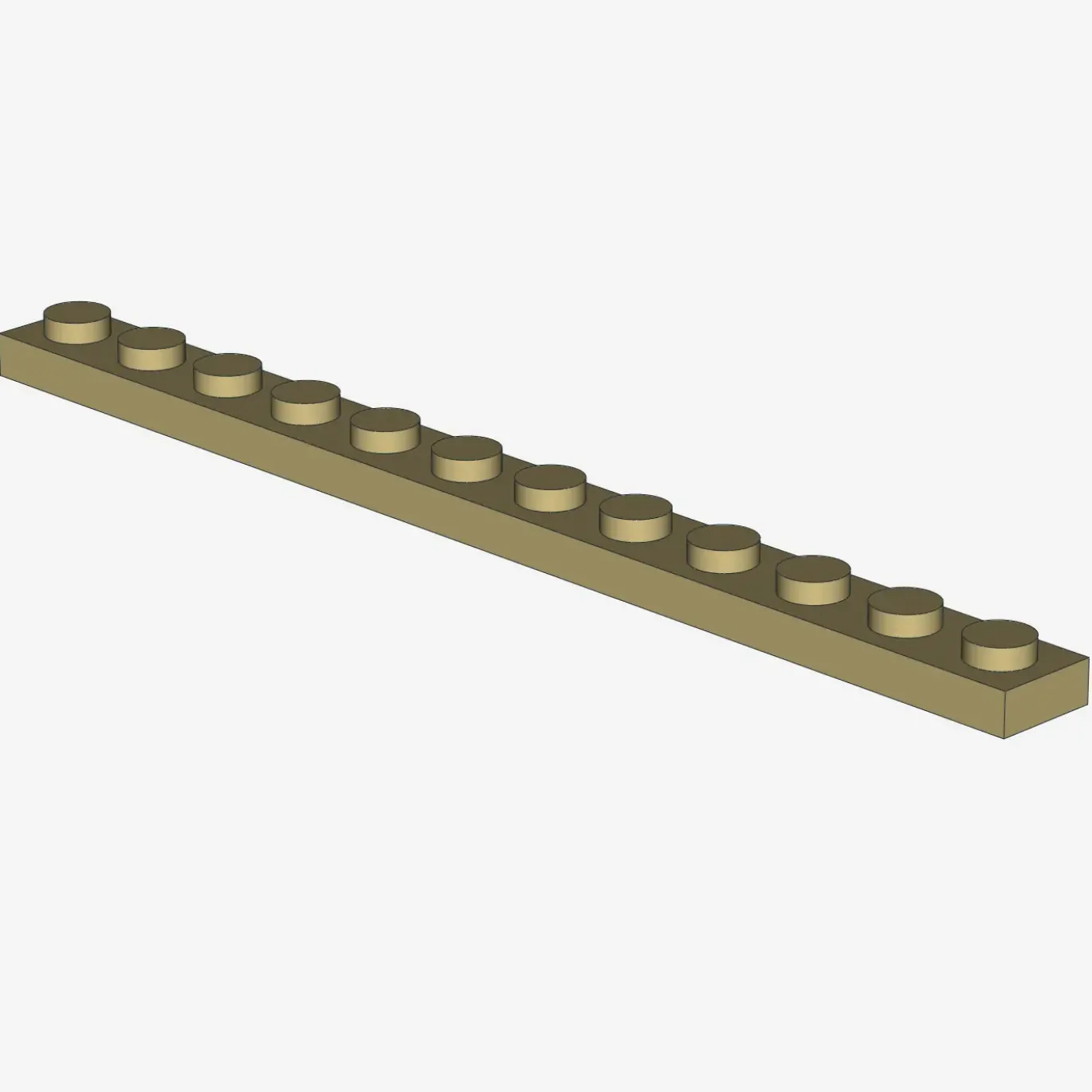 PLATE 1X12 X 25